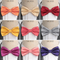 XGVOKH mężczyźni krawaty moda Butterfly Party muszka ślubna dla chłopców dziewcząt cukierki Solid Color Bowknot akcesoria hurtowe Bowtie 5